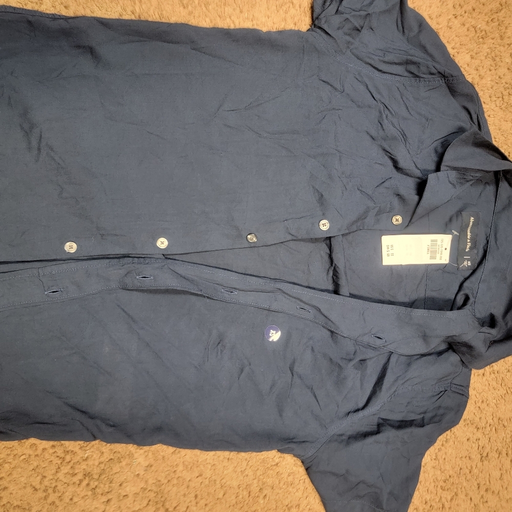 Abercrombie Fitch XS shirt blue